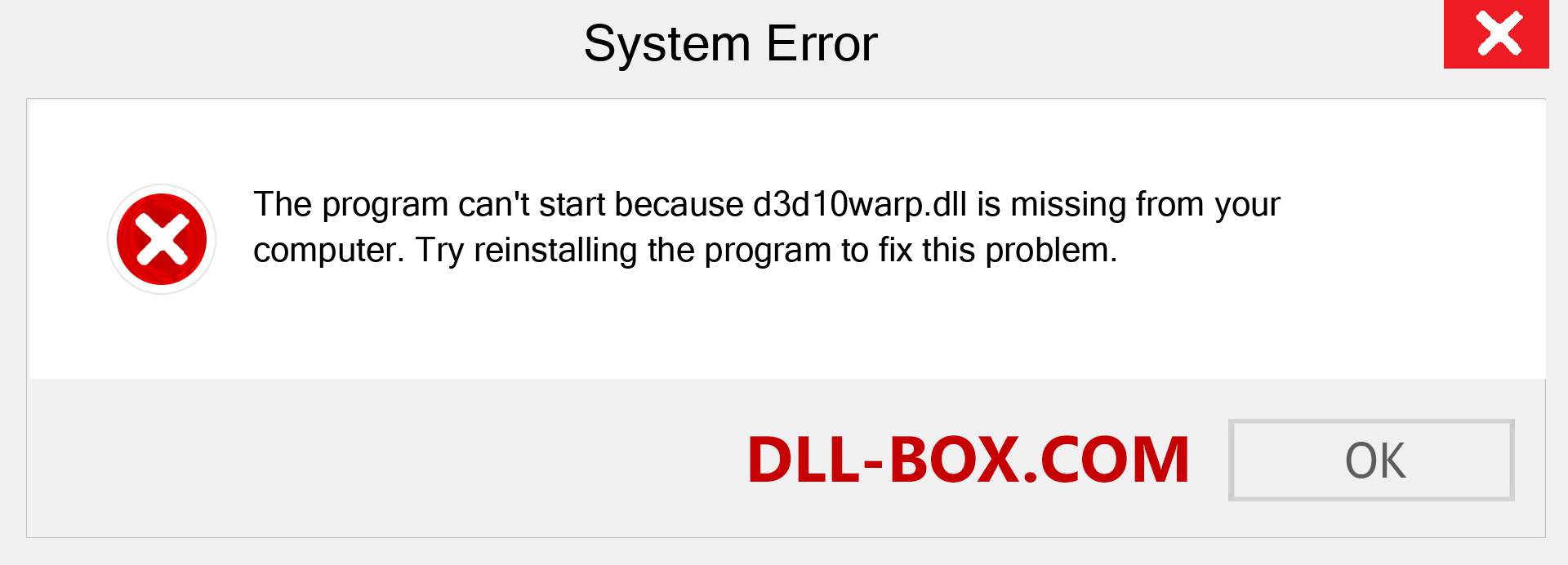  d3d10warp.dll file is missing?. Download for Windows 7, 8, 10 - Fix  d3d10warp dll Missing Error on Windows, photos, images